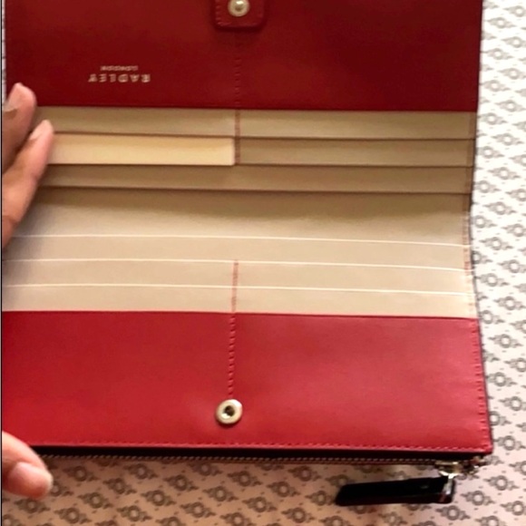 NWT Radley London EXCLUSIVE Face Matinee Full Size Wallet 2 Black Dogs RARE - Picture 5 of 15